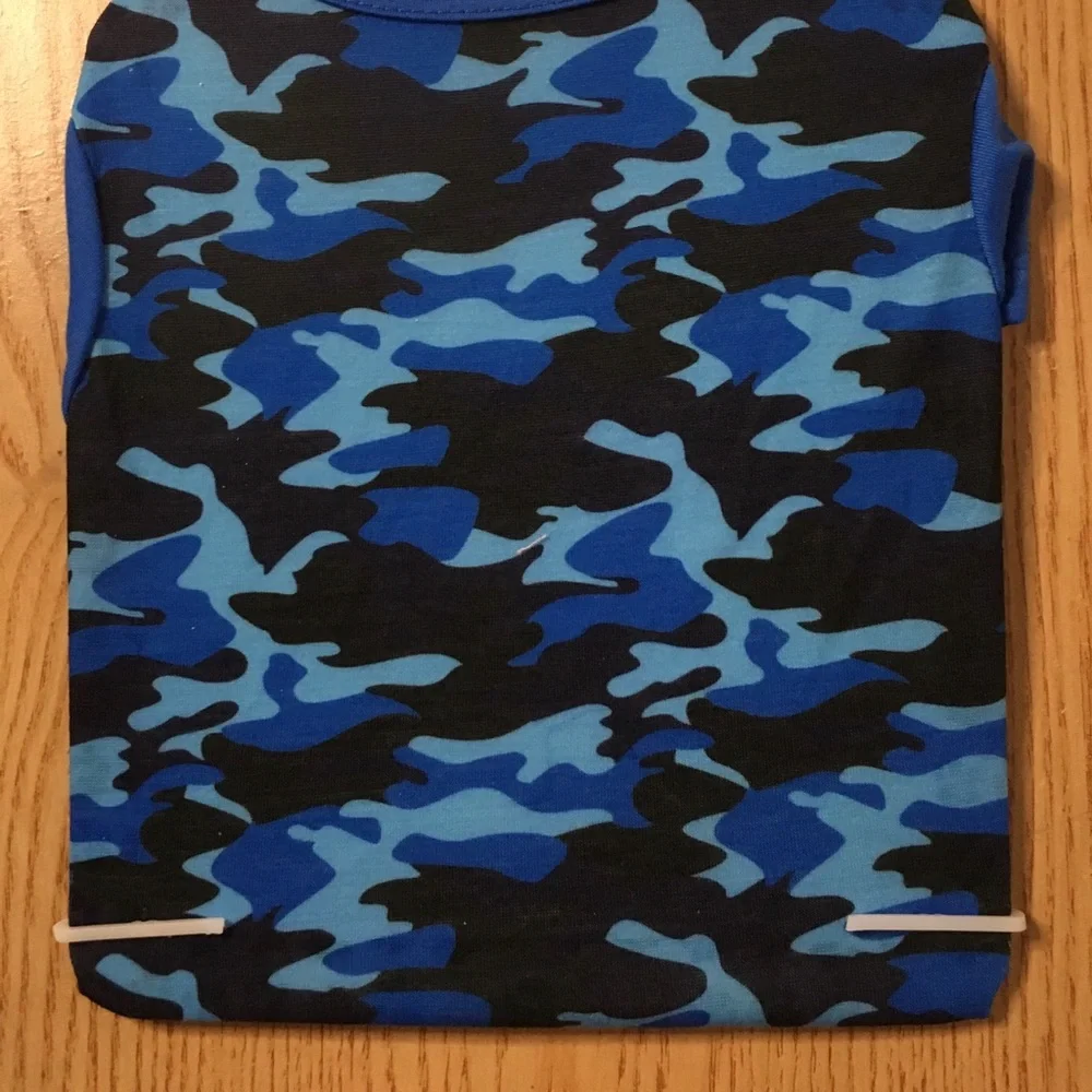 New Bundle of 3 Doggie Camo Harness 16.5”-23” Leash 48” Long & T-shirt 12”x16”